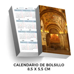 Calendarios de bolsillo 85x55 mm