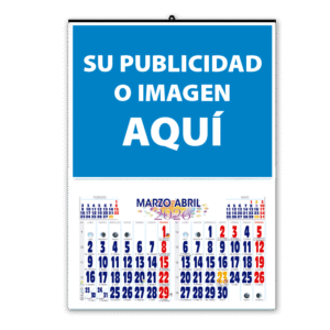 Calendario de pared faldilla 23.5 cm con tu foto