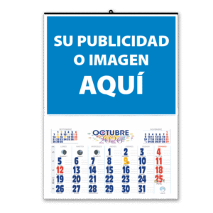 Calendario de pared faldilla mensual 31.5 cm ***desde 1 unidad*** (fotos verticales)