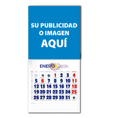 Calendario 10×21 cm con minifaldilla