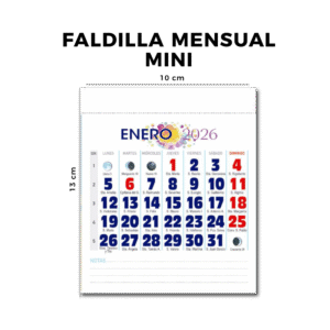 Calendario 10×21 cm con minifaldilla - Imagen 3