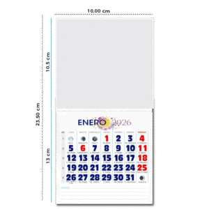 Calendario 10×21 cm con minifaldilla - Imagen 2